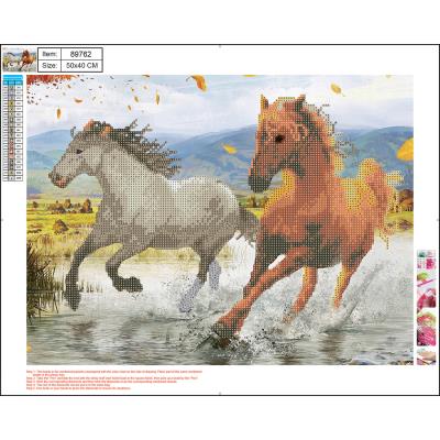Opakowanie Mozaika diamentowa 5D kit 40x50 cm HORSES 89762 CENTRUM