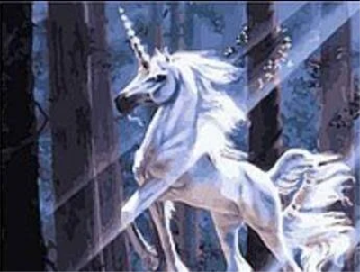 Opakowanie Mozaika diamentowa jednorożec 40x50cm