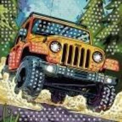 Mozaika piankowa auto terenowe 25x25cm. Wydawca: Titanum. SmakLiter.pl Opakowanie Mozaika piankowa auto terenowe 25x25cm