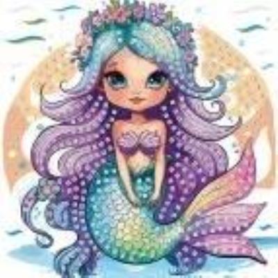 Mozaika piankowa syrenka 25x25cm. Wydawca: Titanum. SmakLiter.pl Opakowanie Mozaika piankowa syrenka 25x25cm