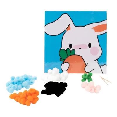 Opakowanie Mozaika pomponowa Królik