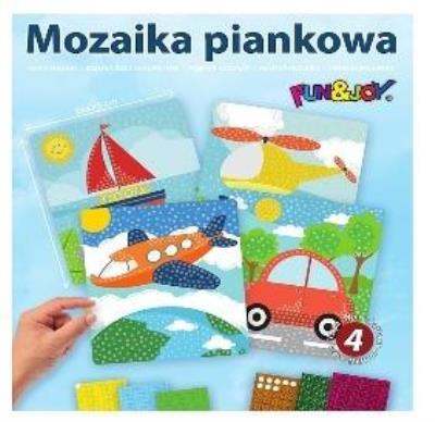 Opakowanie Mozaiki piankowe Boys 4 wzory