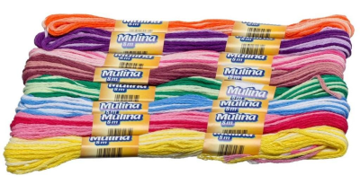 Opakowanie Mulina mulitkolor 8m 8szt