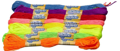 Opakowanie Mulina neonowa 8m 8szt