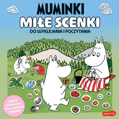Okładka książki Muminki. Miłe scenki. Do wyklejania i poczytania
