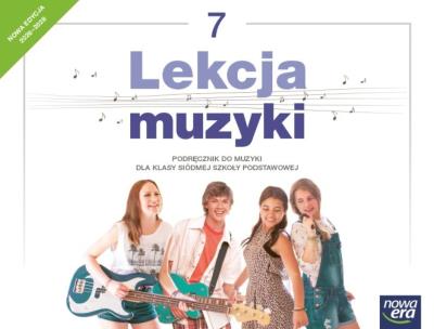 Okładka książki Muzyka SP 7 Lekcja muzyki neon podręcznik 2026