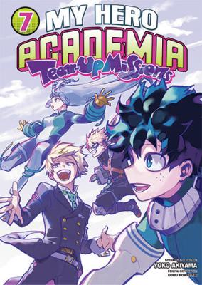 My hero academia Team Up Mission. Tom 7. Autor: Yoko Akiyama, Horikoshi Kohei. SmakLiter.pl Okładka książki My hero academia Team Up Mission. Tom 7