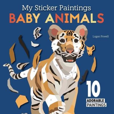 Okładka książki My Sticker Paintings: Baby Animals