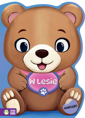 Na tropie kolorów. W lesie. Autor: Agnieszka Matz. SmakLiter.pl Okładka książki Na tropie kolorów. W lesie