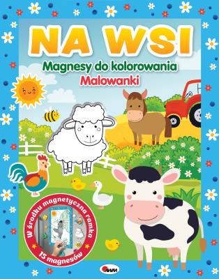 Okładka książki Na wsi. Magnesy do kolorowania