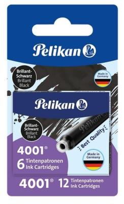 Opakowanie Naboje atramentowe krótkie 2x6szt czarne PELIKAN