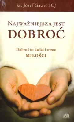 Najważniejsza jest dobroć. Autor: ks. Józef Gaweł SCJ. SmakLiter.pl Okładka książki Najważniejsza jest dobroć