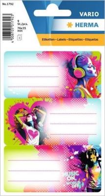 Opakowanie Naklejka szkolna Music