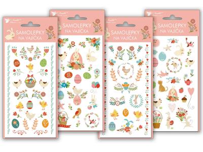 Opakowanie Naklejka żelowa wielkanoc 19x9cm