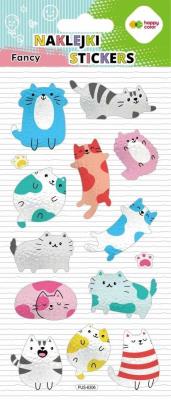 Opakowanie Naklejki 3D Fancy Lazy Cats 90x210 HAPPY COLOR