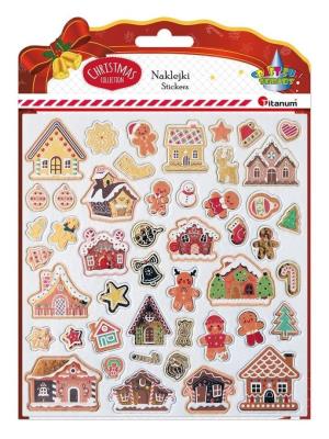 Naklejki 3D papier na filcu 47szt. Wydawca: Titanum. SmakLiter.pl Opakowanie Naklejki 3D papier na filcu 47szt