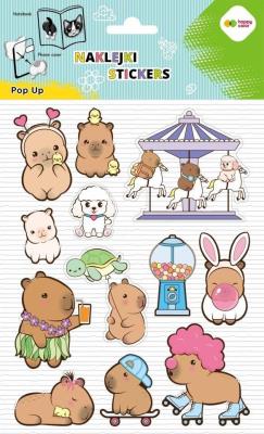 Opakowanie Naklejki 3D Pop Up Kapibara 146x240 HAPPY COLOR
