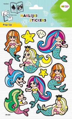 Opakowanie Naklejki 3D Pop Up Little Sirens 146x240 HAPPY
