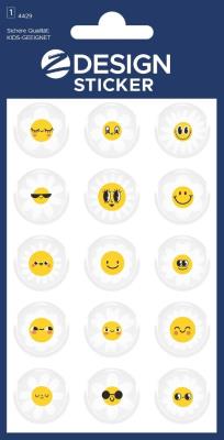 Opakowanie Naklejki błyszczące - kwiatki