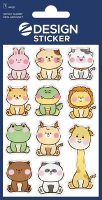 Opakowanie Naklejki błyszczące - zwierzęta