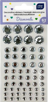 Opakowanie Naklejki dekoracyjne 62szt Diamonds