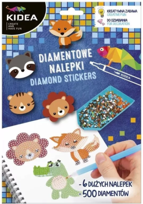 Opakowanie Naklejki diamentowe Zwierzęta KIDEA