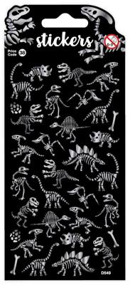 Opakowanie Naklejki - Dino Skeletons