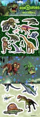 Naklejki dinozaury. Wydawca: Jiri Models. SmakLiter.pl Opakowanie Naklejki dinozaury