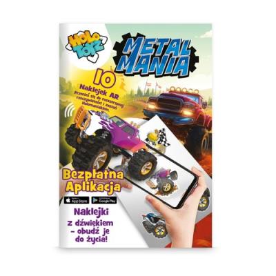 Opakowanie Naklejki dla dzieci AR, Metal Mania, HoloToyz