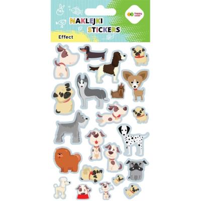 Opakowanie Naklejki Dogs 10x20cm HAPPY COLOR