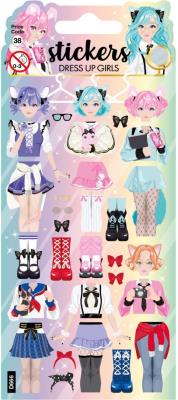 Opakowanie Naklejki - Dress-Up Girls
