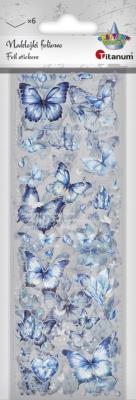 Naklejki foliowe 6 plansz motyle. Wydawca: Titanum. SmakLiter.pl Opakowanie Naklejki foliowe 6 plansz motyle