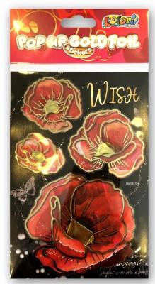 Opakowanie Naklejki foliowe Gold Poppies PENMATE