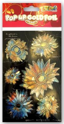 Opakowanie Naklejki foliowe Gold Sunflowers PENMATE