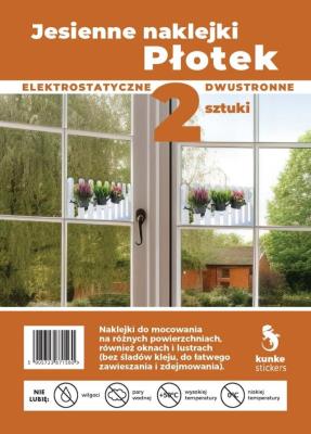 Opakowanie Naklejki jesienne Płotek 2szt