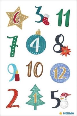 Opakowanie Naklejki kalendarz adwentowy