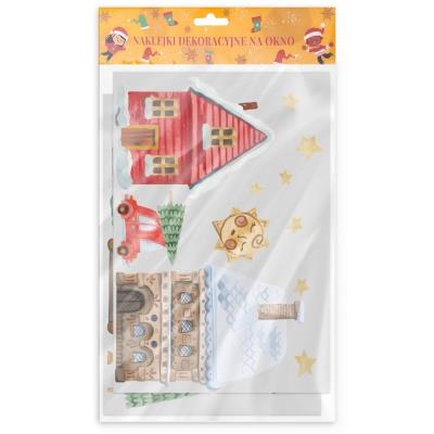 Opakowanie Naklejki na okno Boże Narodzenie MIX
