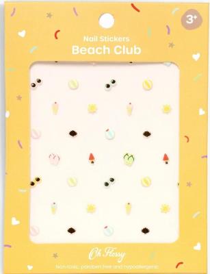 Opakowanie Naklejki na paznokcie dla dzieci Beach Club