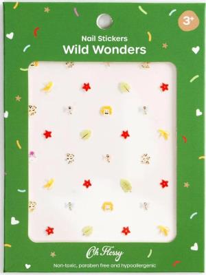 Opakowanie Naklejki na paznokcie dla dzieci Wild Wonders
