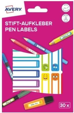 Opakowanie Naklejki na przybory do pisania