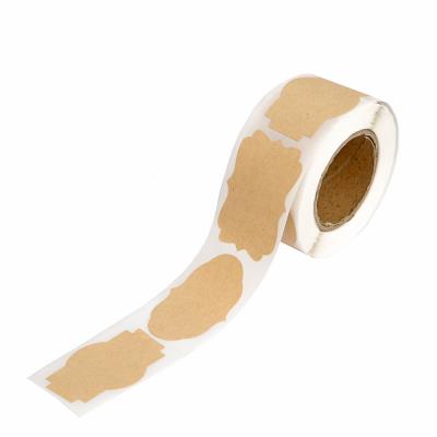 Opakowanie Naklejki na rolce etykiety vintage kraft 250 szt. .