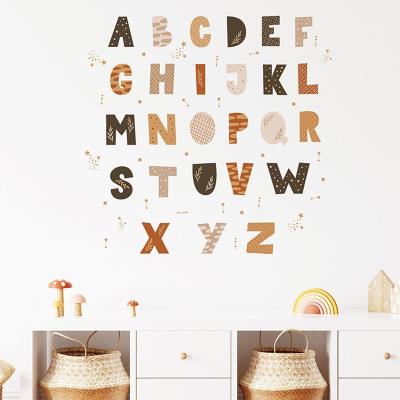 Opakowanie Naklejki na ścianę do pokoju dziecka alfabet boho