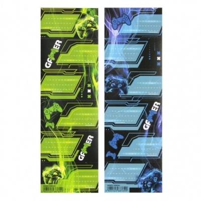 Opakowanie Naklejki na zeszyt Gaming (25szt)