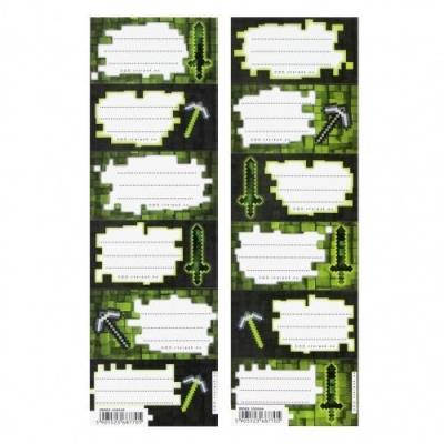 Opakowanie Naklejki na zeszyt Pixel (25szt)