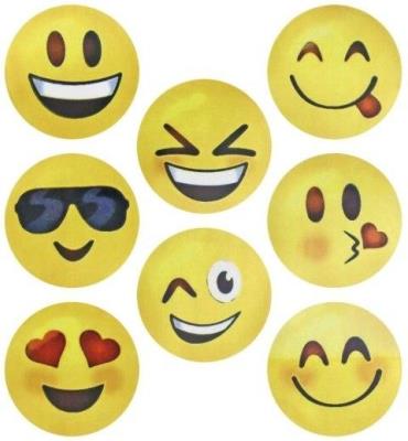 Opakowanie Naklejki papierowe na taśmie Emotikony 500szt