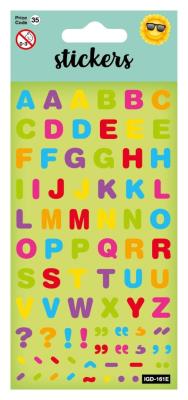 Opakowanie Naklejki - Pattern Letters