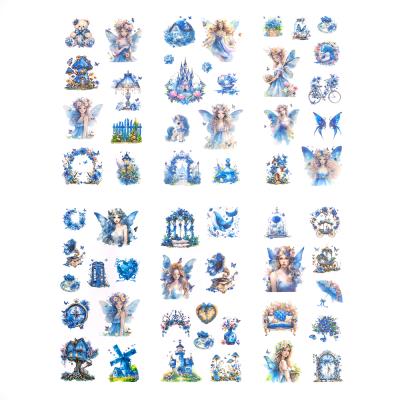Naklejki pet wróżki blue stardust 6 arkuszy. Wydawca: DP CRAFT. SmakLiter.pl Opakowanie Naklejki pet wróżki blue stardust 6 arkuszy