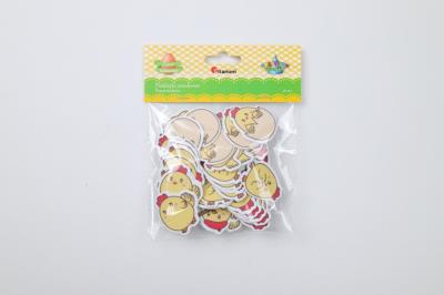 Opakowanie Naklejki piankowe kurczaczki 6 wzorów 36szt