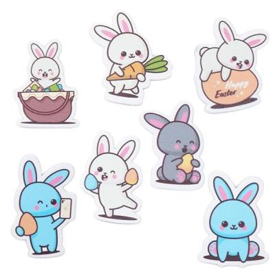 Opakowanie Naklejki piankowe zajączki 6 wzorów 35szt