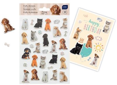 Opakowanie Naklejki puffy Puppy Sign 30szt